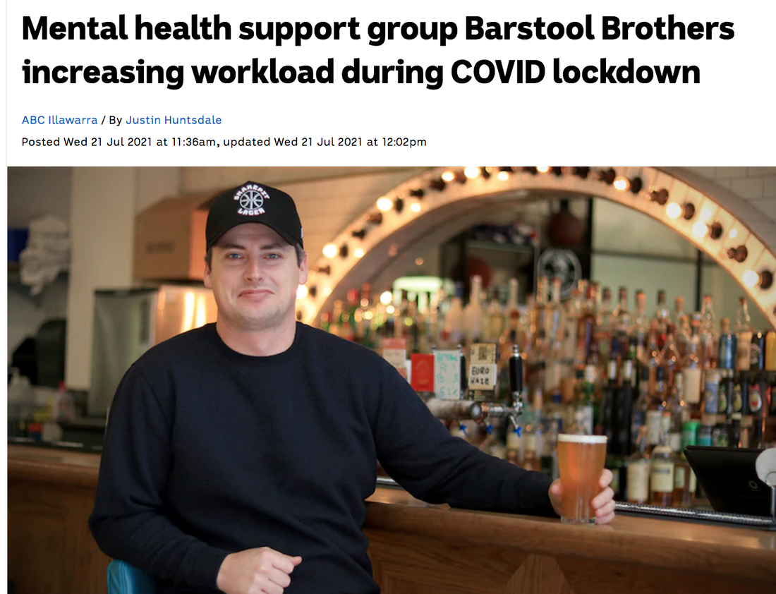 Mental health support group Barstool Brothers increasing workload during COVID lockdown